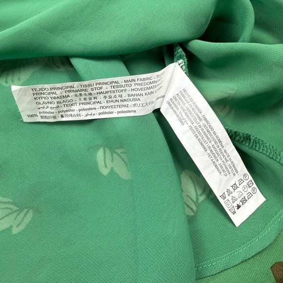 Zara Floral Midi Satin Slip Dress Fairy Bloomcore Blogger Glam Size M - Picture 6 of 12